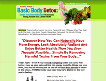 Tablet Screenshot of basicbodydetox.com